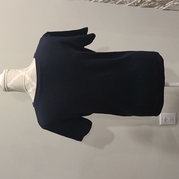 Bogner V-Neck T-Shirt Black Short Sleeve - Size 40 / US Large - Tee, Logo, - Picture 4 of 8